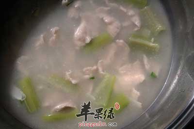 喷香羊肉壮体质——白菜丝瓜羊肉汤  第2张